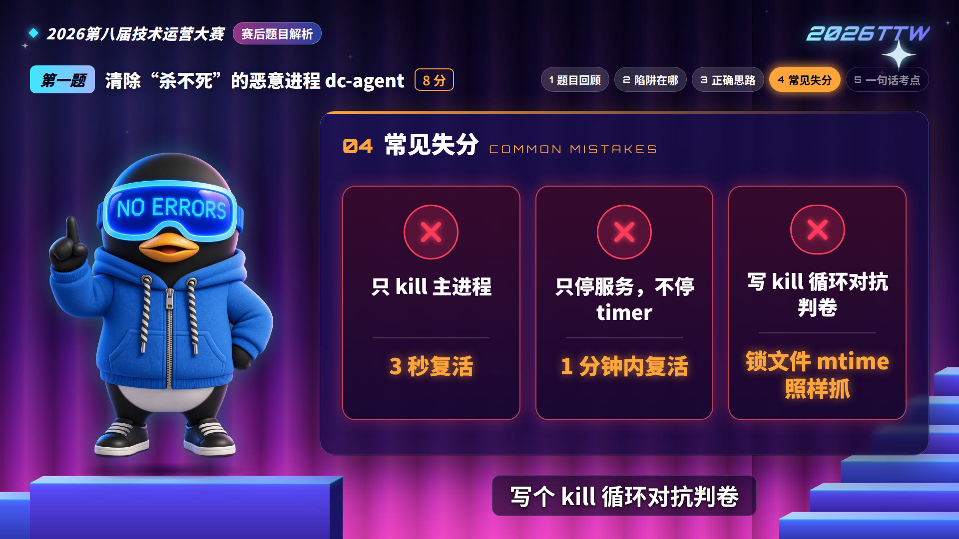 常见失分